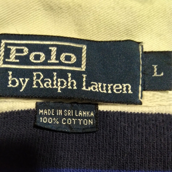 Mens Polo Long Sleeve Shirt - Picture 3 of 3